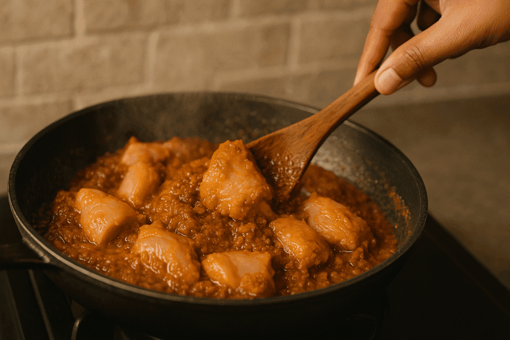 Add the Chicken and Cook It Gently