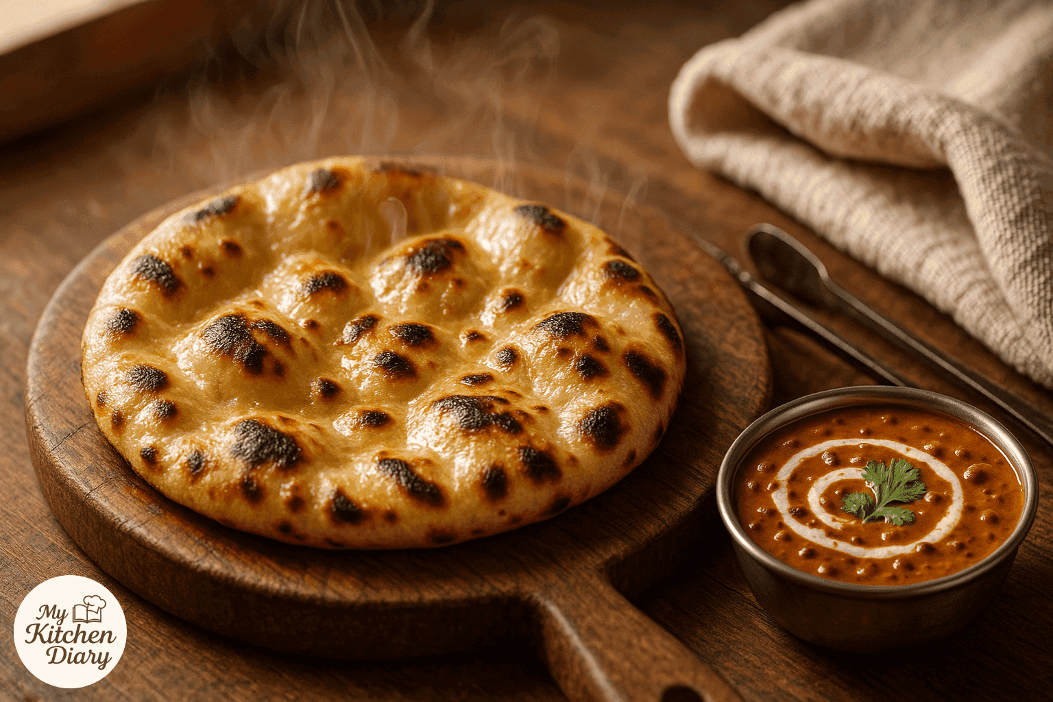 Tandoori Roti Without Tandoor